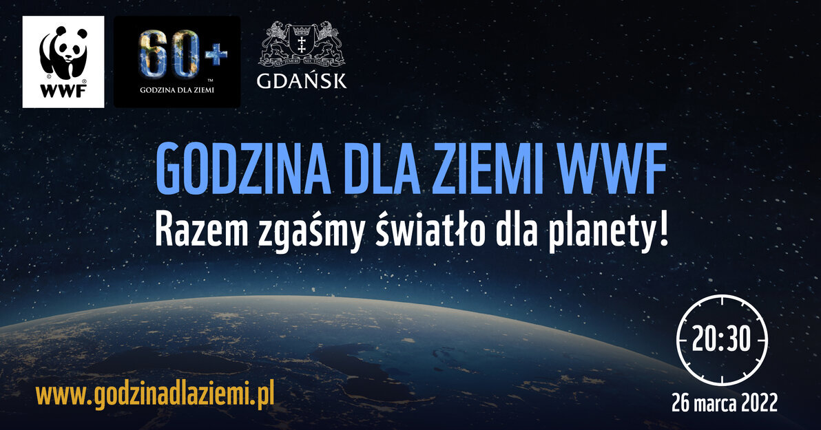 Wydarzenie: Godzina dla Ziemi w Gdańsku, Kiedy? 2022-03-26 20:30, Gdzie? 